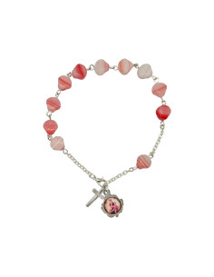 Brazalete Cristal Rosa...