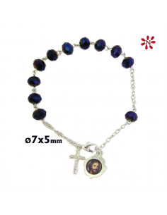 Rosario Brazalete Cristal...