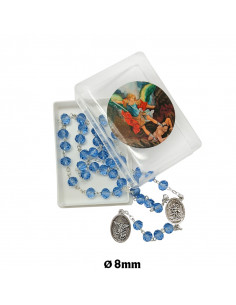 Rosario Cristal Tallado 7Mm...