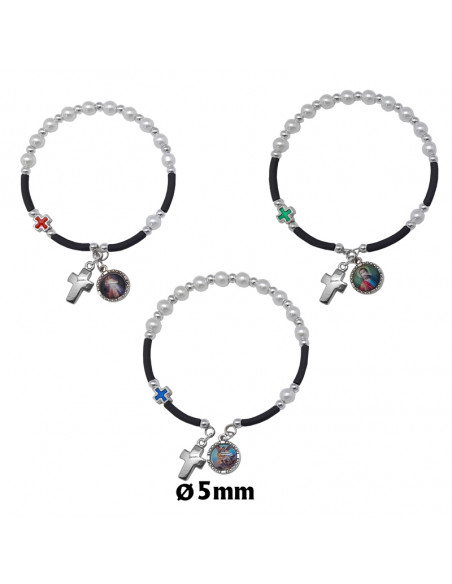 Brazalete Flor Cristal 10Mm Fin