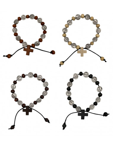 Pulsera Cuerda Con Bolas De Cristal Y...