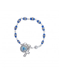 Pulsera Cristal Azul 4Mm...