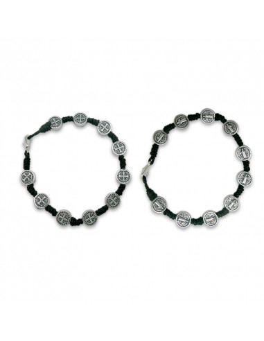 Brazalete Madera Negra Cilindro Con...