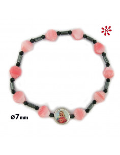 Pulsera Infantil Con Flores...