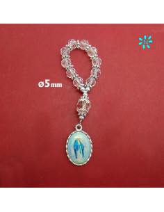 Rosario Decena Dedo Cristal...