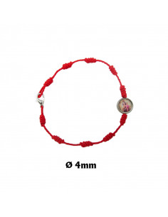 Pulsera Cristal Rosa 4Mm...