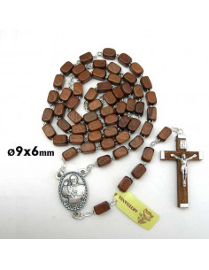 Decena Madera Oval Liso D12...