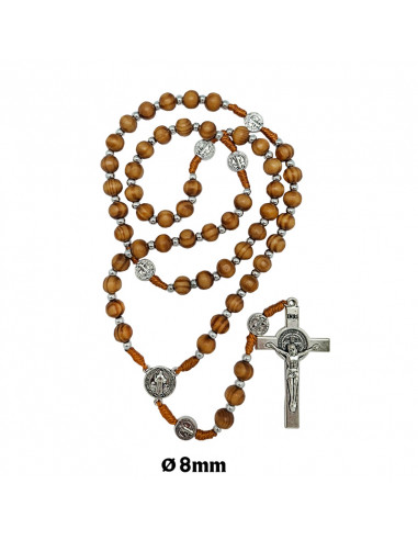 Rosario Madera San Benito 7Mm Paters...