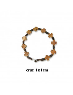 Brazalete Cruces Madera...