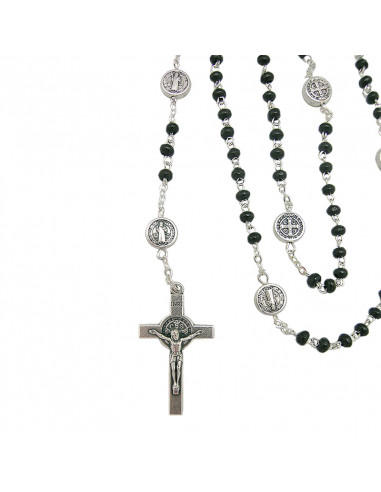 Rosario Madera Negra San Benito 4Mm...