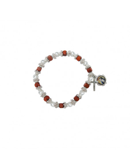 Rosario Madera Y Cuerda 7Mm Extra Largo