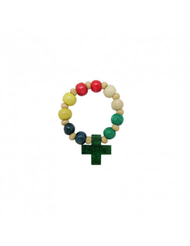 Decena Madera Misionero 6Mm Elastico...