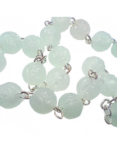 Rosario Goma Perfumada 6Mm Azul Celeste