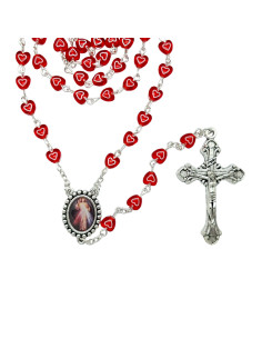 Rosario Cristal Liso Marron...