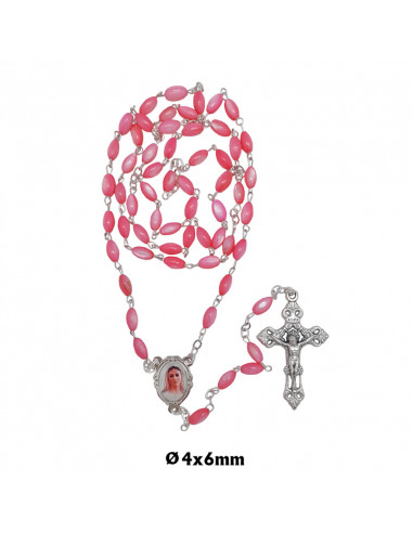 Rosario Nacar Redondo 5mm N3121