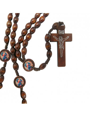 Rosario Madera Blanca San Benito 4Mm...