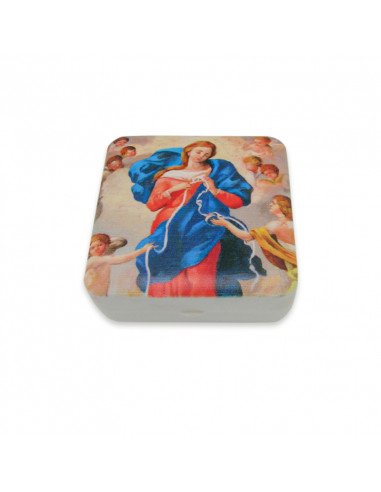 Rosario Madera Ovalado 6Mm Virgen...