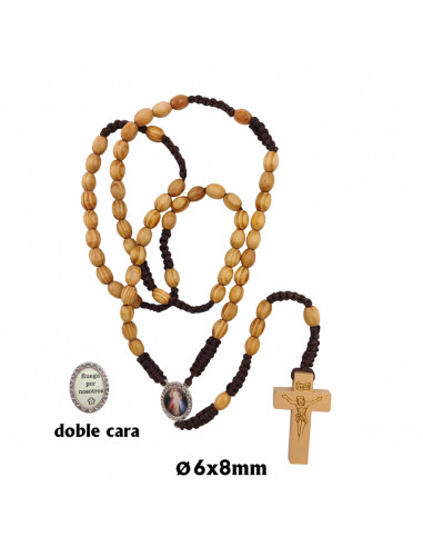 Rosario Plastico Liso 4Mm En Tarrito...