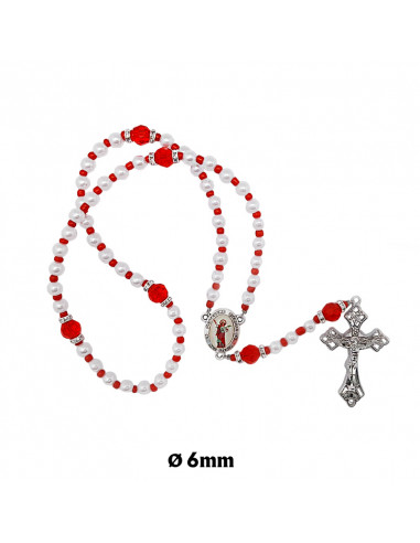 Rosario Madera Olivo Oval 10X8mm San...