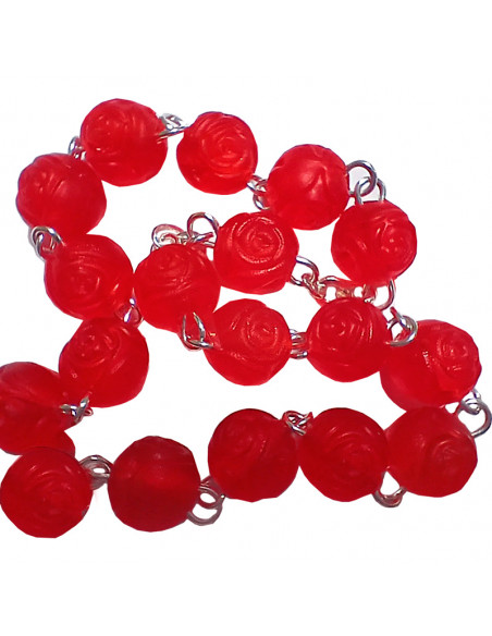 Rosario Goma Perfumada 6Mm Rojo
