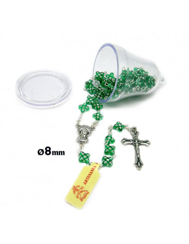 Rosario Plastico Grano Cruz Brillante...
