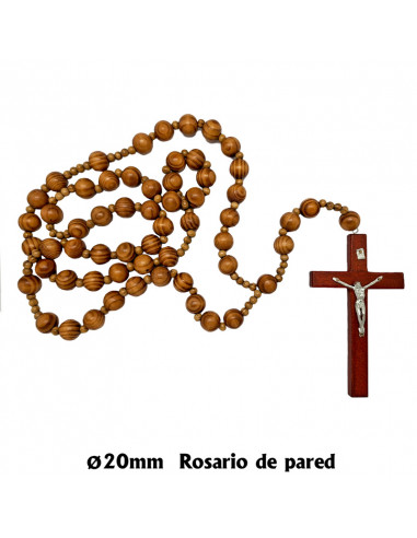 Rosario Pared 20mm madera pino...