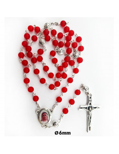 Rosario plastico Liso 6Mm...