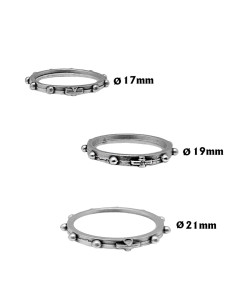 Rosario Dedo Metal Anillo
