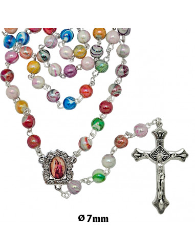 Rosario Plastico 8Mm Granos...