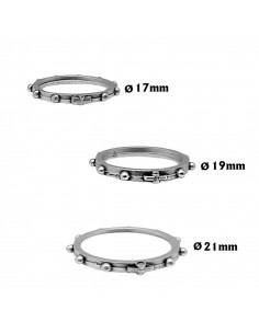 Rosario Dedo Metal Anillo