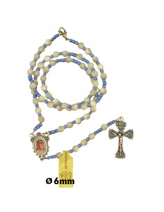 Rosario Dedo Plastico Fosforo