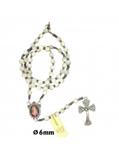 Rosario Nacar Y Plata 7Mm...