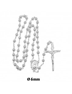 Rosario Dedo Metal Rosas N2388