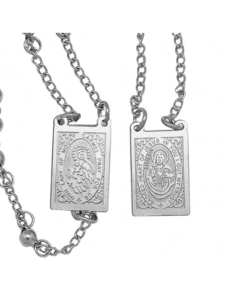 Rosario Metal San Benito 6Mm Maria Y Cruz San Benito