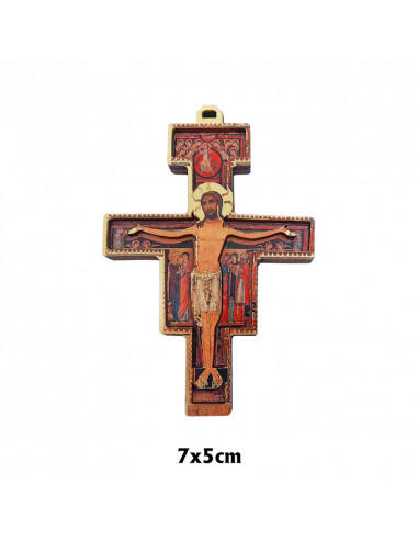 Cruz San Francisco 8x5cm bidimensional