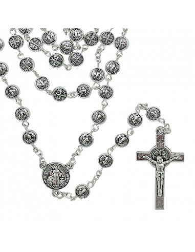 Rosario Metal Peces Jesús 8X5mm