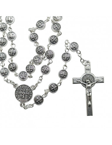 Rosario Metal Peces Jesús 8X5mm