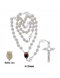 Rosario Perla Blanca 12Mm...