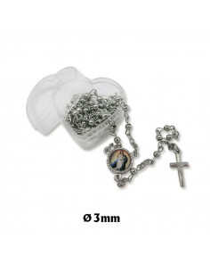Rosario Metal 3Mm En Caja...