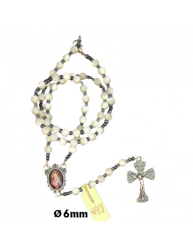 Rosario Perla Blanca 12Mm Del...