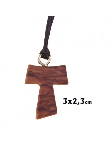 Cruz Madera Olivo Lisa 20x11cm Con Cristo