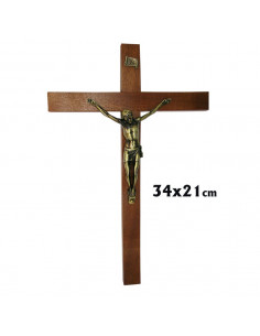 Crucifijo Madera 35X21cm...