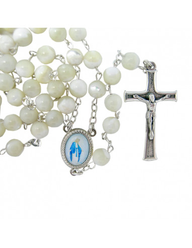 Decena Piedra Multicolor Con Mosqueton