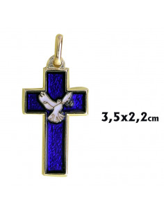 Cruz Esmalte Azul Paloma Y...