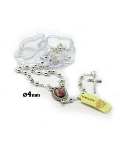 Rosario Metal Imitacion 4Mm...