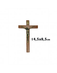 Crucifijo Madera 15X8. 5Cm...