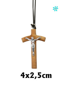 Crucifijo Madera 4.5x2.5cm...