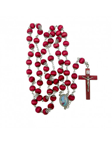 Rosario Petalo Rosa 8Mm Perfumado...