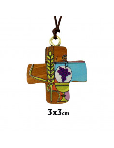 Cruz Madera Olivo 28X18mm...