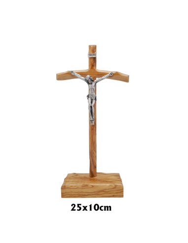 Crucifijo Madera Olivo Pastoral Con...